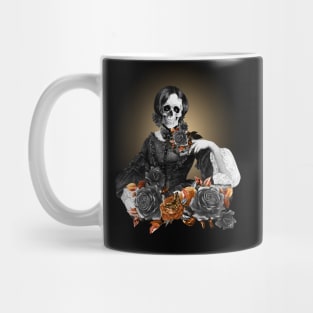 Lady skull, dark, catrina, scheletri amanti, fantastici teschi, ossa, gothic lady Mug